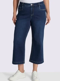 Jean 7/8 jambes larges mode