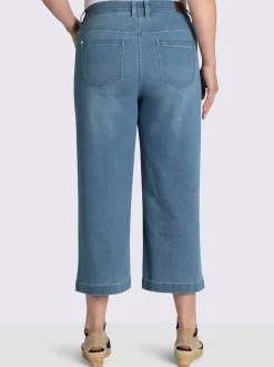 Jean 7/8 jambes larges mode