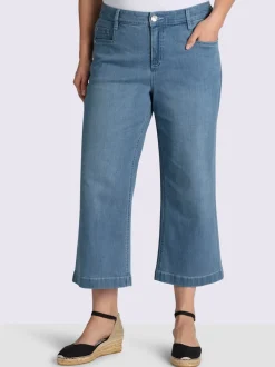 Jean 7/8 jambes larges mode