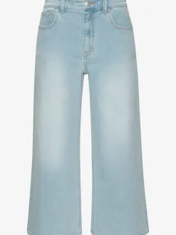 Jean large pour femme à ceinture haute et 5 poches