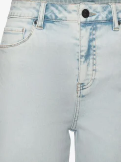Jean longueur cheville avec coupe barrel et poches arrière