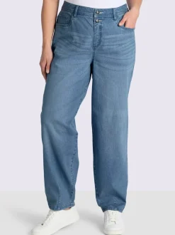 Jean 5 poches bas de jambe confortable
