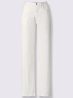 Jean 5 poches coupe large avec élasticité pour confort