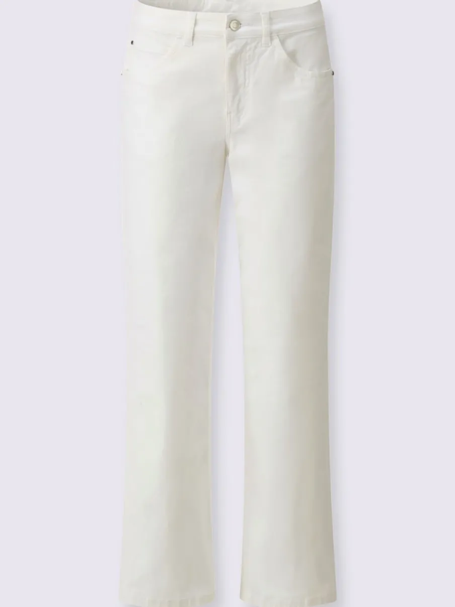 Jean 5 poches coupe large avec élasticité pour confort