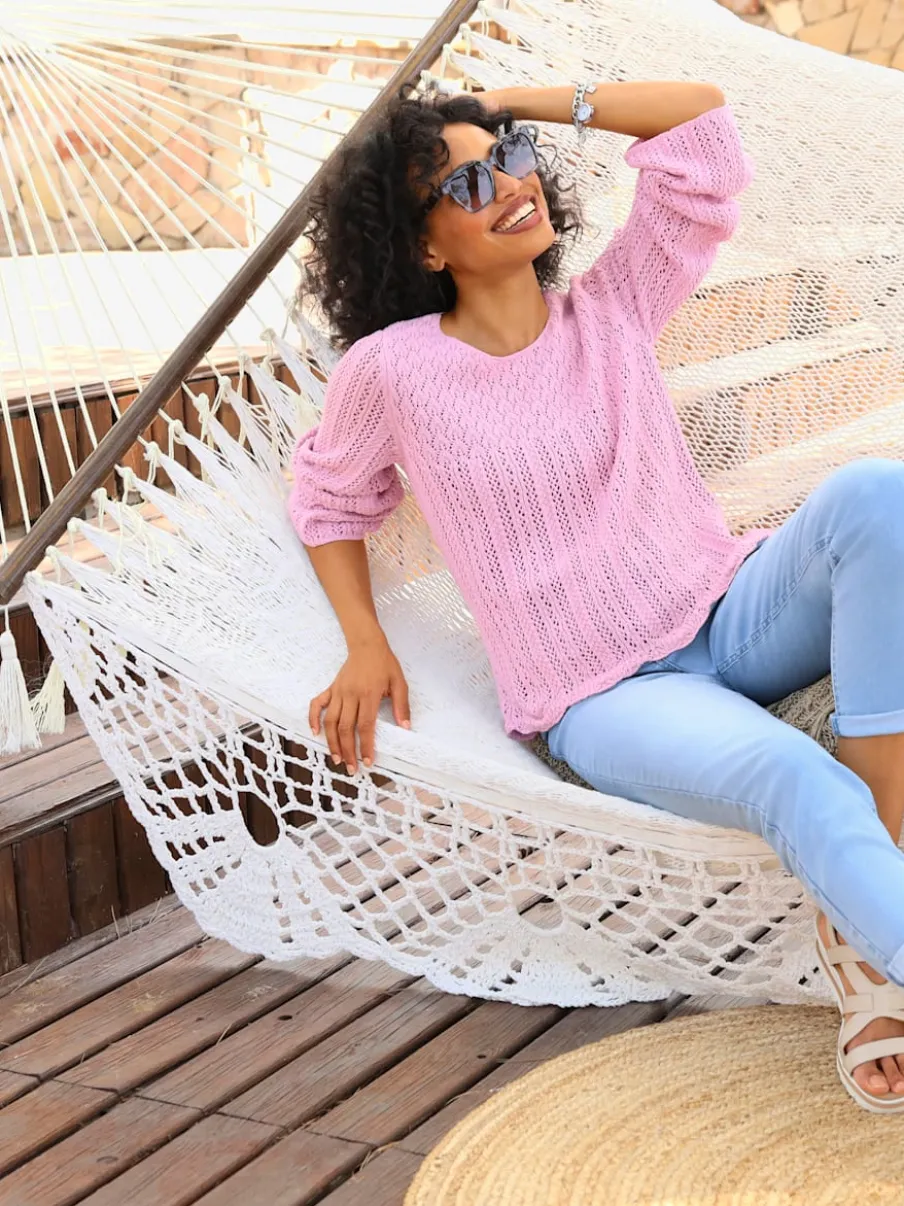 Jean 5 poches décontractés avec cordon à la taille