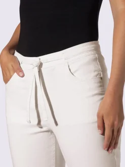 Jean 5 poches décontractés avec cordon à la taille