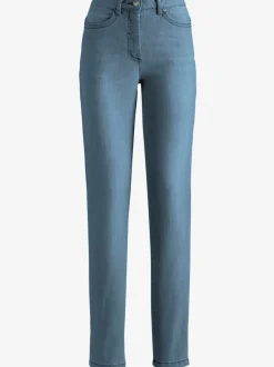 Jean 5 poches à effet délavé avec stretch extensible