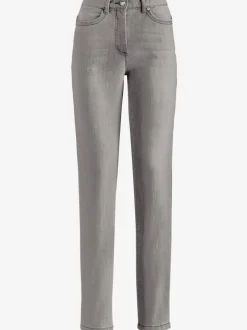 Jean 5 poches à effet délavé avec stretch extensible