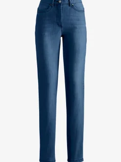 Jean 5 poches à effet délavé avec stretch extensible