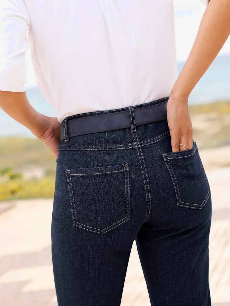 Jean 5 poches en coton extensible idéal pour tous