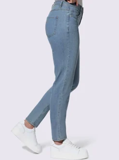 Jean 5 poches en coton extensible idéal pour tous