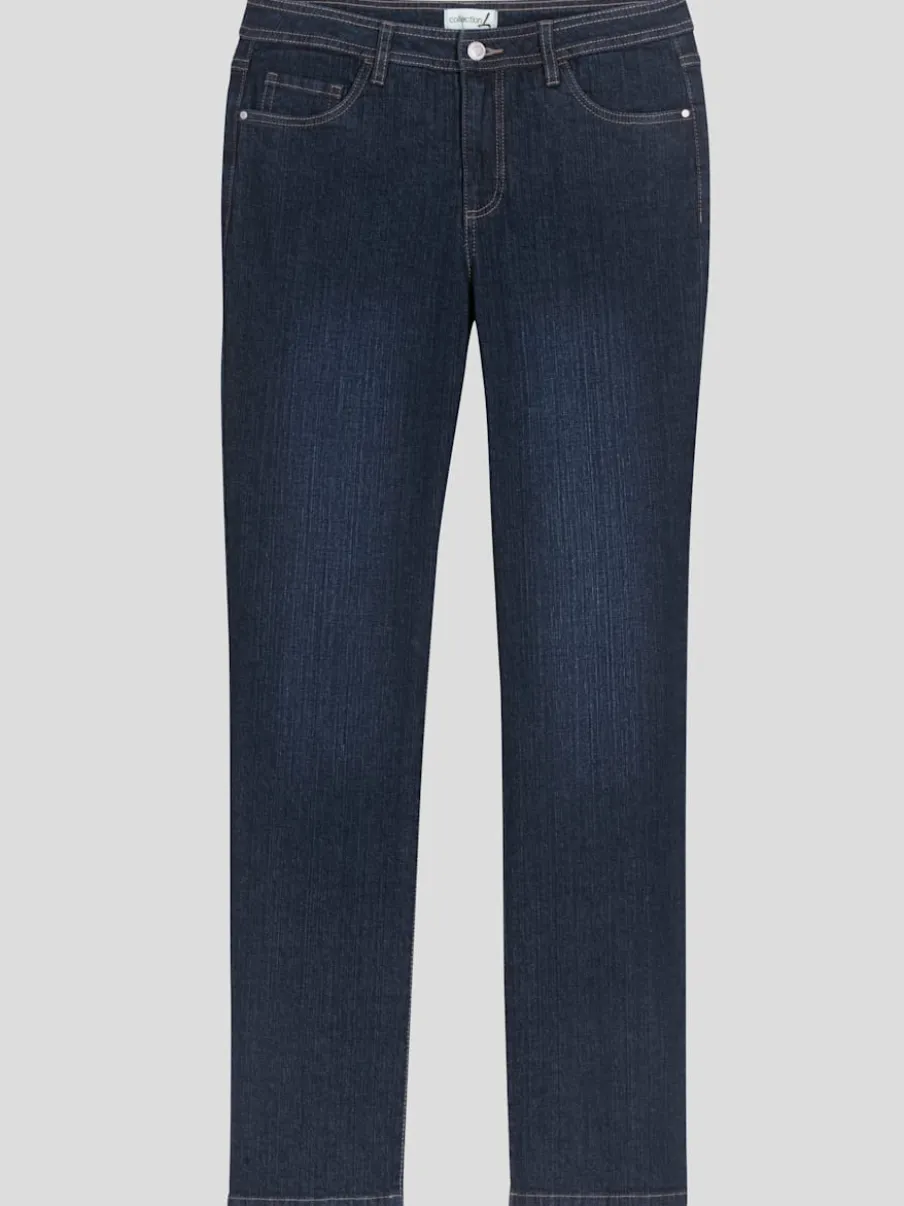 Jean 5 poches en coton extensible idéal pour tous