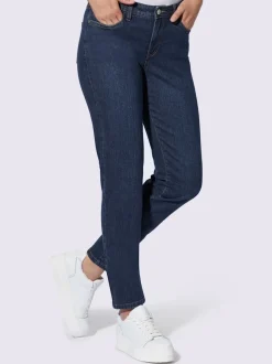 Jean 5 poches en coton extensible idéal pour tous