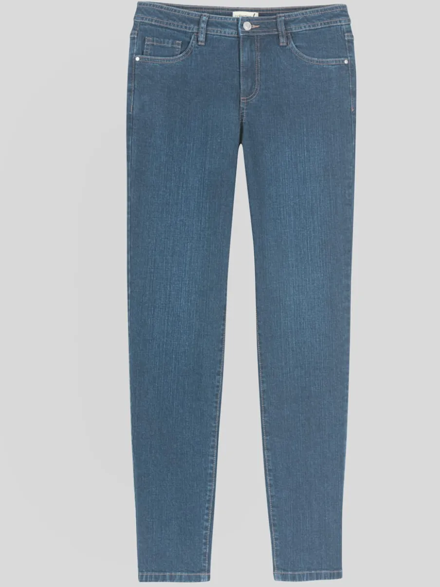 Jean 5 poches en coton extensible idéal pour tous