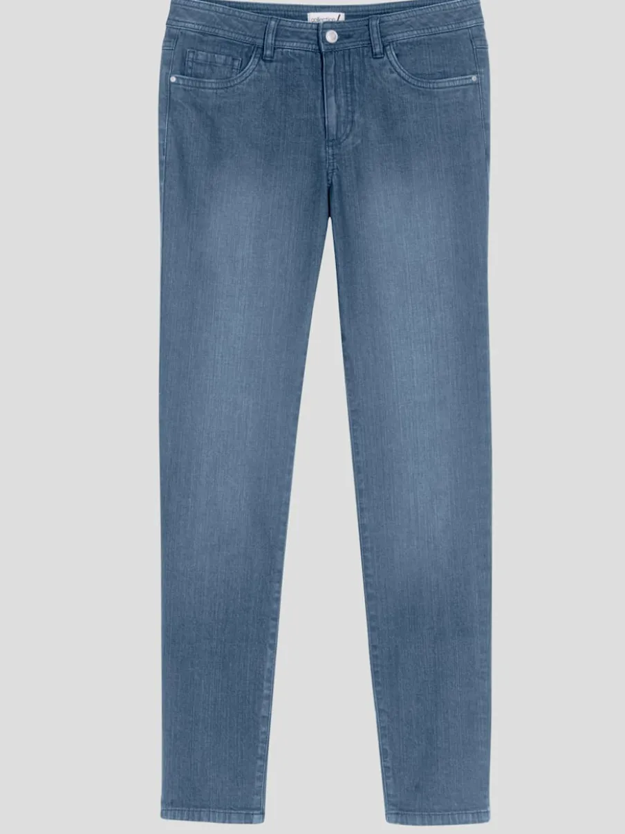 Jean 5 poches en coton extensible idéal pour tous