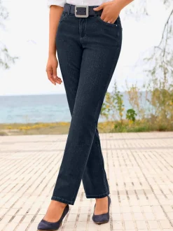 Jean à 5 poches légères en coton extensible indéformable