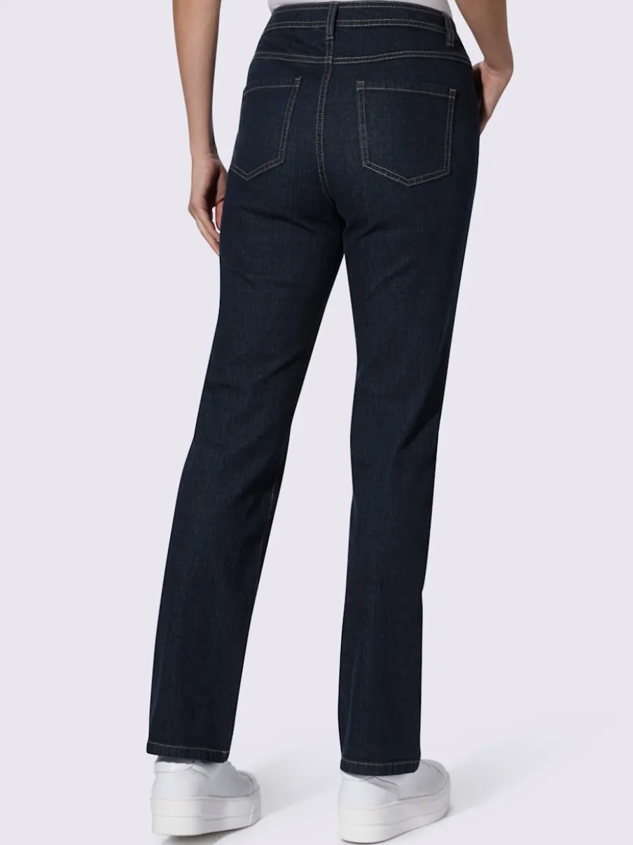 Jean à 5 poches légères en coton extensible indéformable