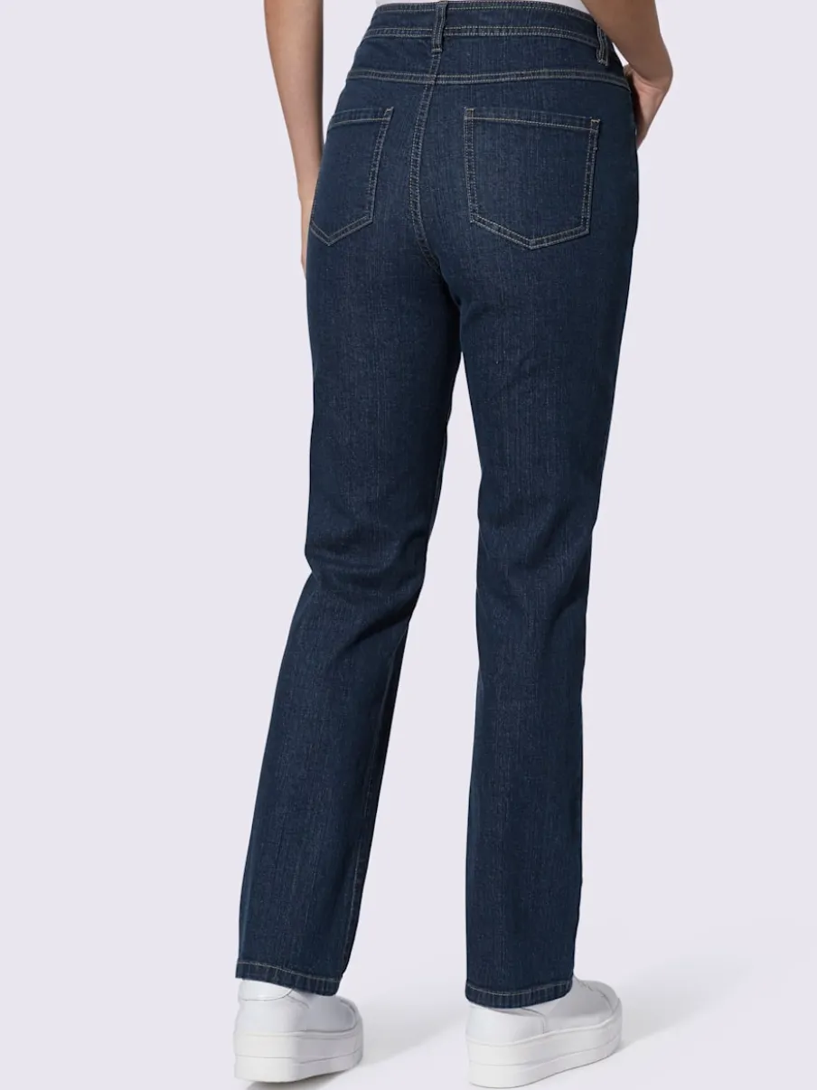 Jean à 5 poches légères en coton extensible indéformable