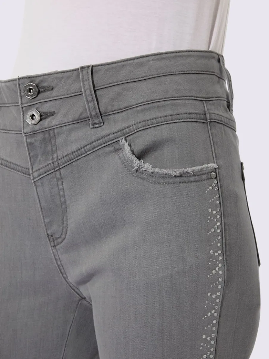 Jean 5 poches mélange coton et lyocell de qualité