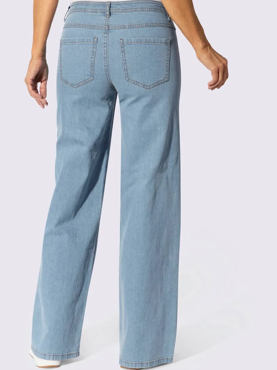 Jean 5 poches qualité coton extensible indéformable