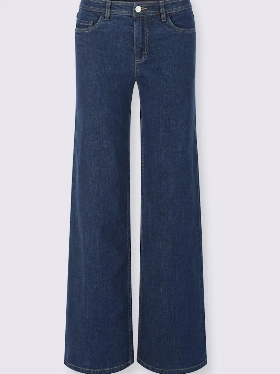 Jean 5 poches qualité coton extensible indéformable