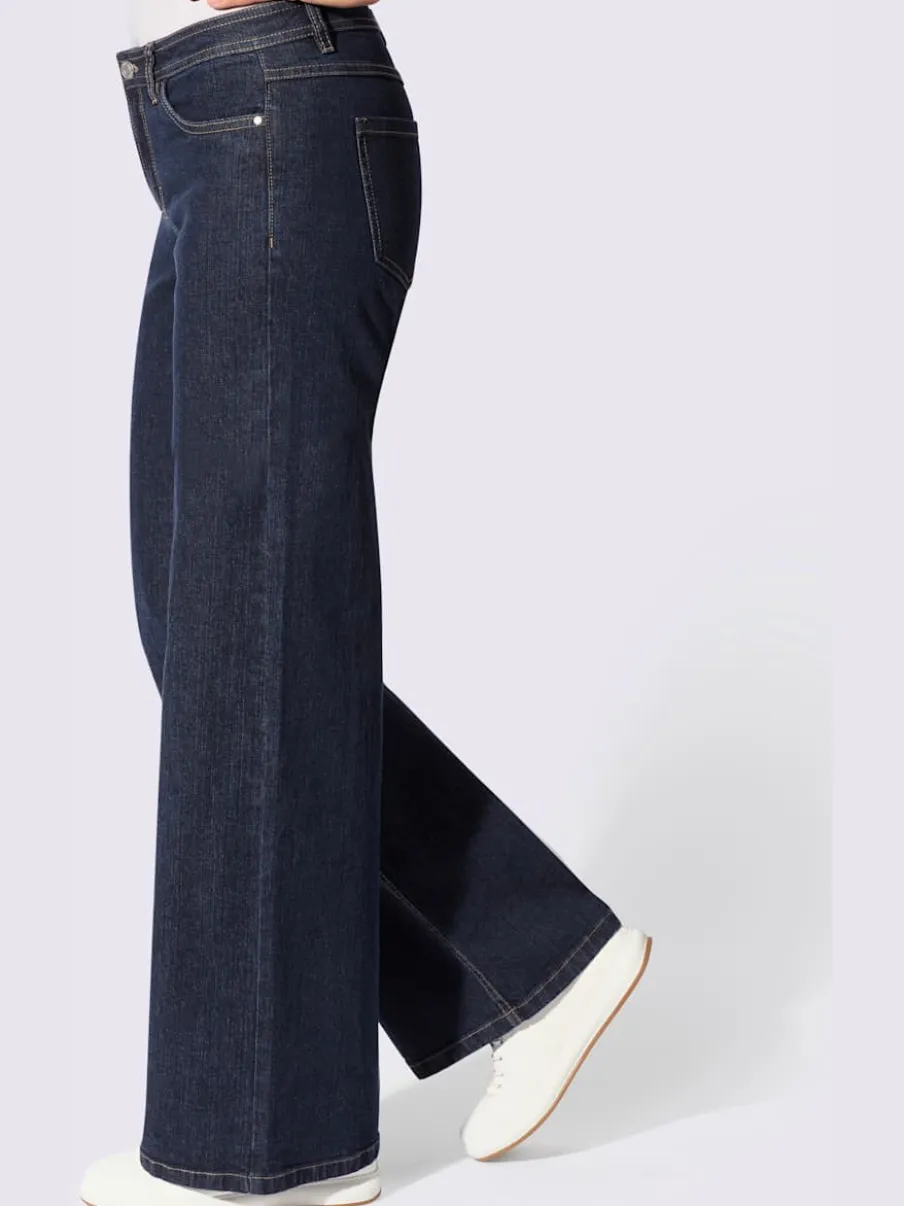 Jean 5 poches qualité coton extensible indéformable