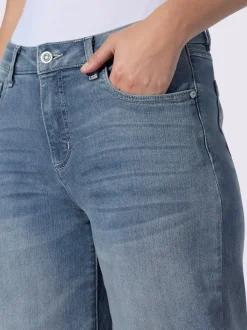 Jean 5 poches revers des jambes fixe