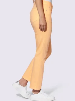 Jean push-up taille haute moderne avec effet extensible