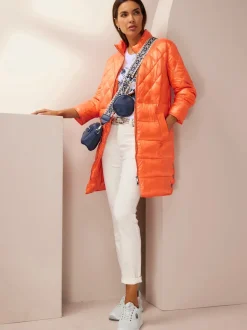 Jean skinny avec broderie et effet ventre plat