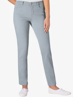 Jean skinny avec quatre poches et rivets décoratifs