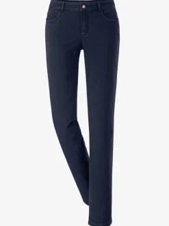 Jean skinny avec quatre poches et rivets décoratifs