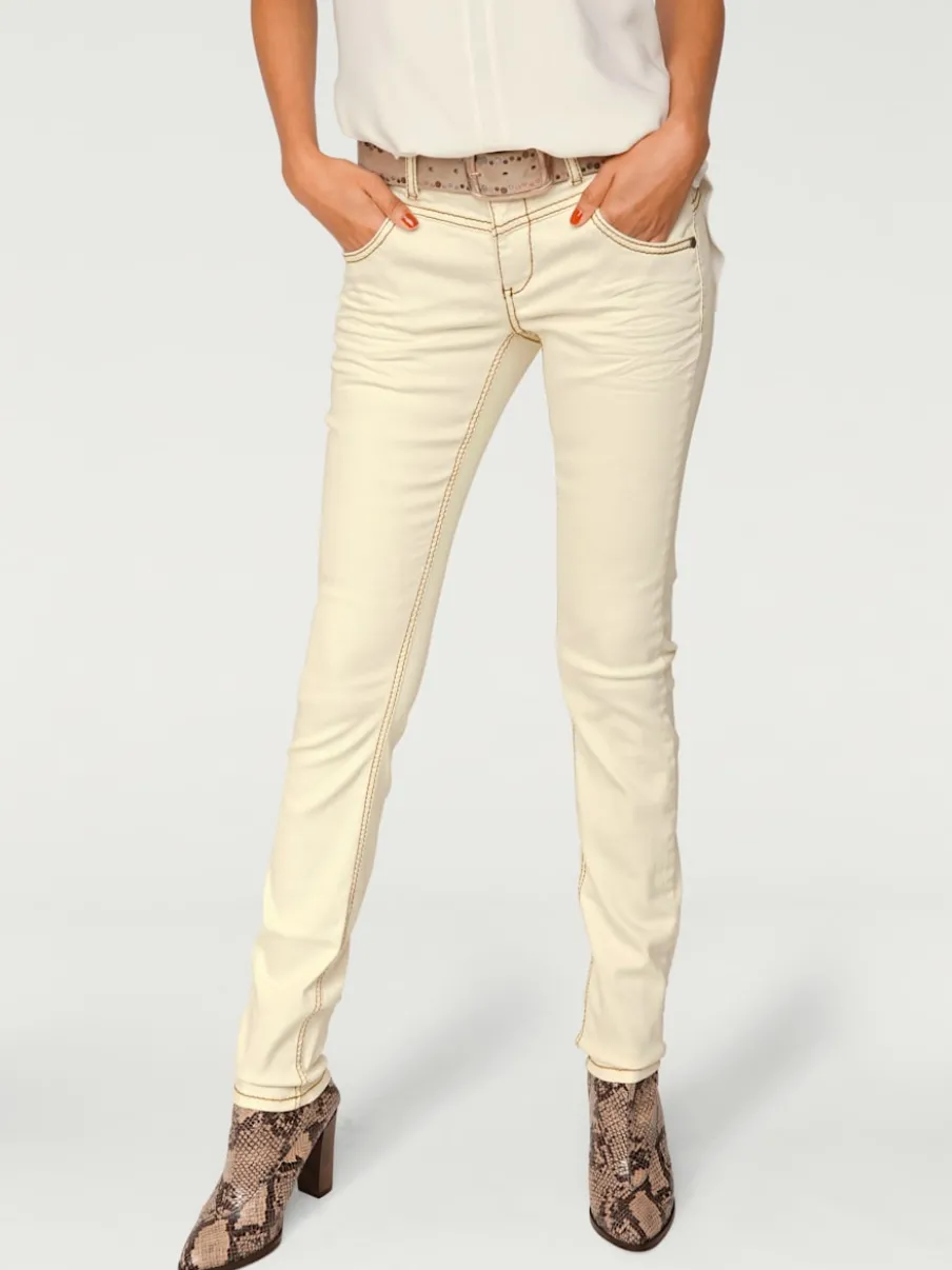 Jean skinny coupe skinny à poches fendues élastique slim