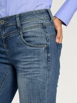 Jean skinny coupe skinny à poches fendues élastique slim