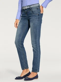 Jean skinny coupe skinny à poches fendues élastique slim