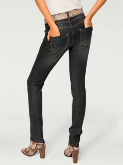 Jean skinny coupe skinny à poches fendues élastique slim
