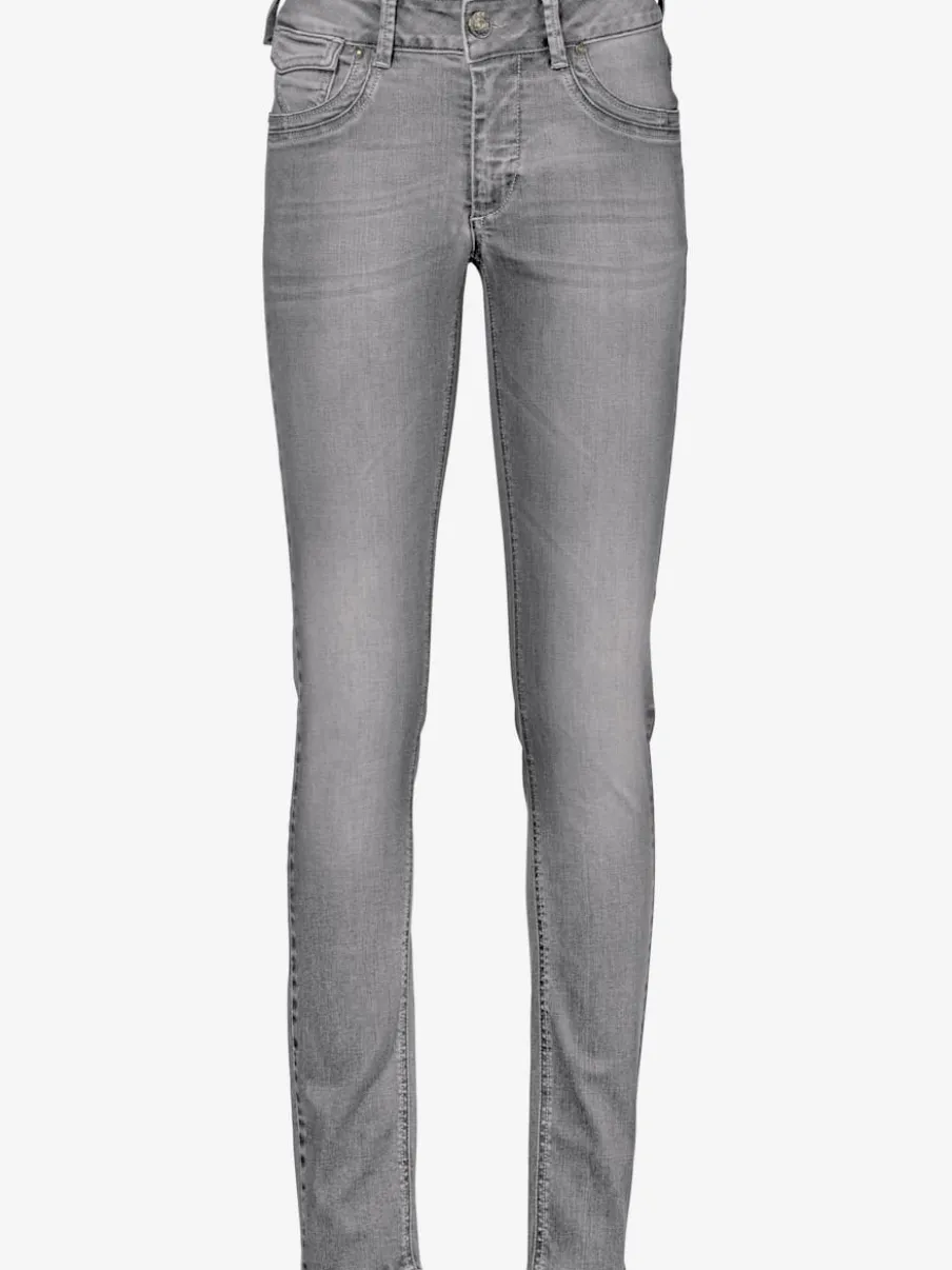 Jean skinny effet ventre plat avec matière élastique