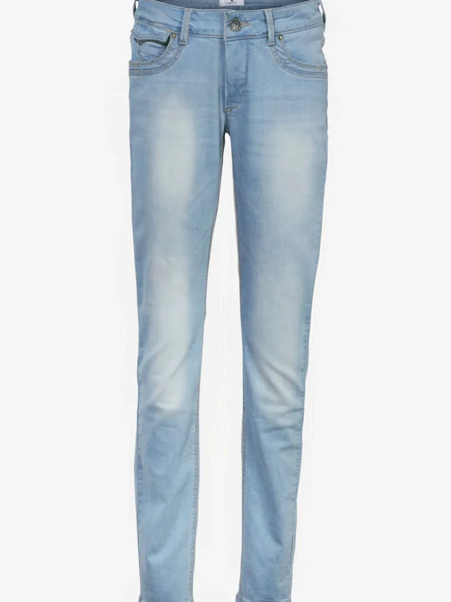 Jean skinny effet ventre plat avec matière élastique