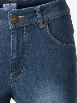 Jean 7/8 slim fit avec effets ventre plat idéalement ajusté