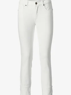 Jean slim fit 7/8 effet ventre plat usé