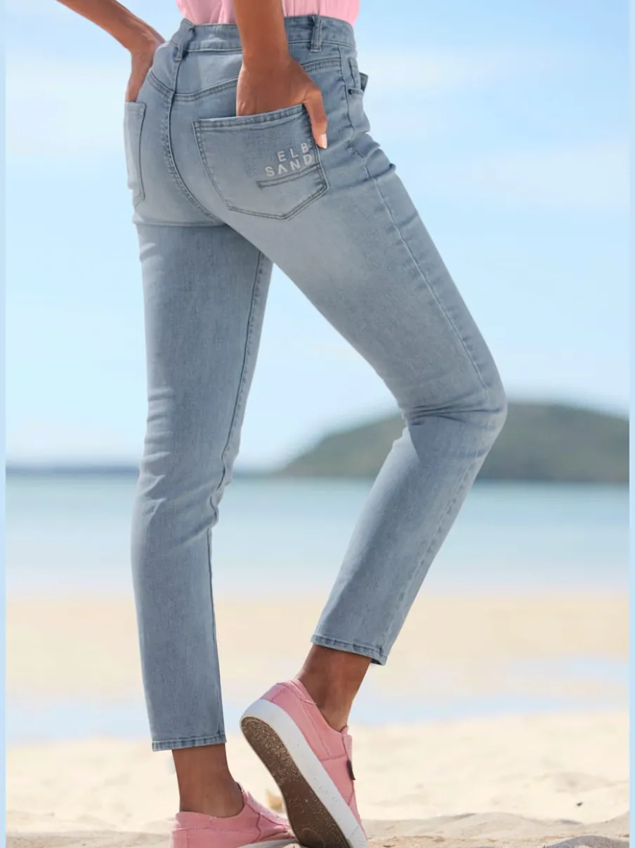 Jean slim fit 5 poches coupe étroite douce
