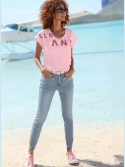 Jean slim fit 5 poches coupe étroite douce