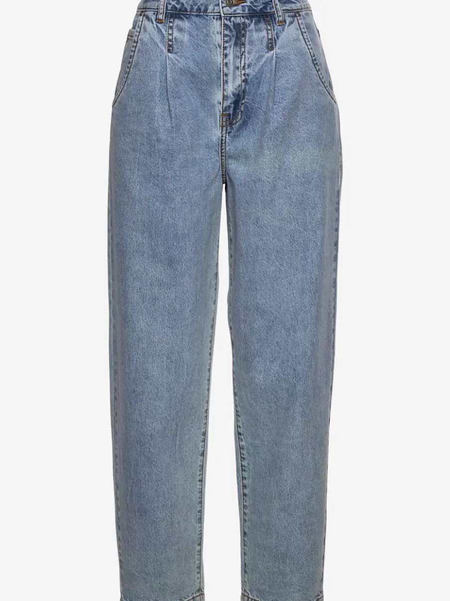 Jeans relax-fit avec poches latérales en coton