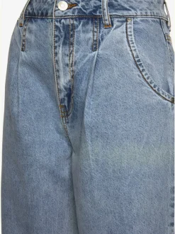 Jeans relax-fit avec poches latérales en coton