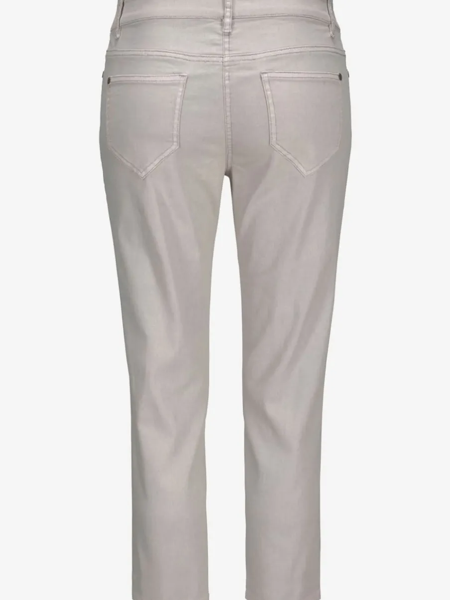Jegging 7/8 coupe étroite avec poches décoratives et denim élastique