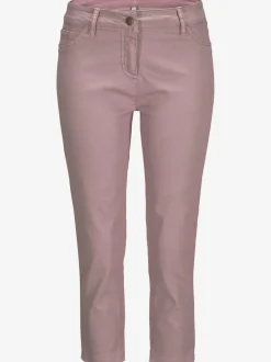 Jegging 7/8 coupe étroite avec poches décoratives et denim élastique