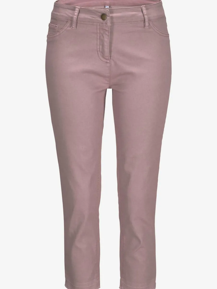 Jegging 7/8 coupe étroite avec poches décoratives et denim élastique