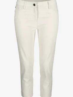 Jegging 7/8 coupe étroite avec poches décoratives et denim élastique