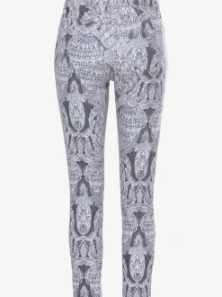 Jeggings décontractés à motif extensible avec fausses poches