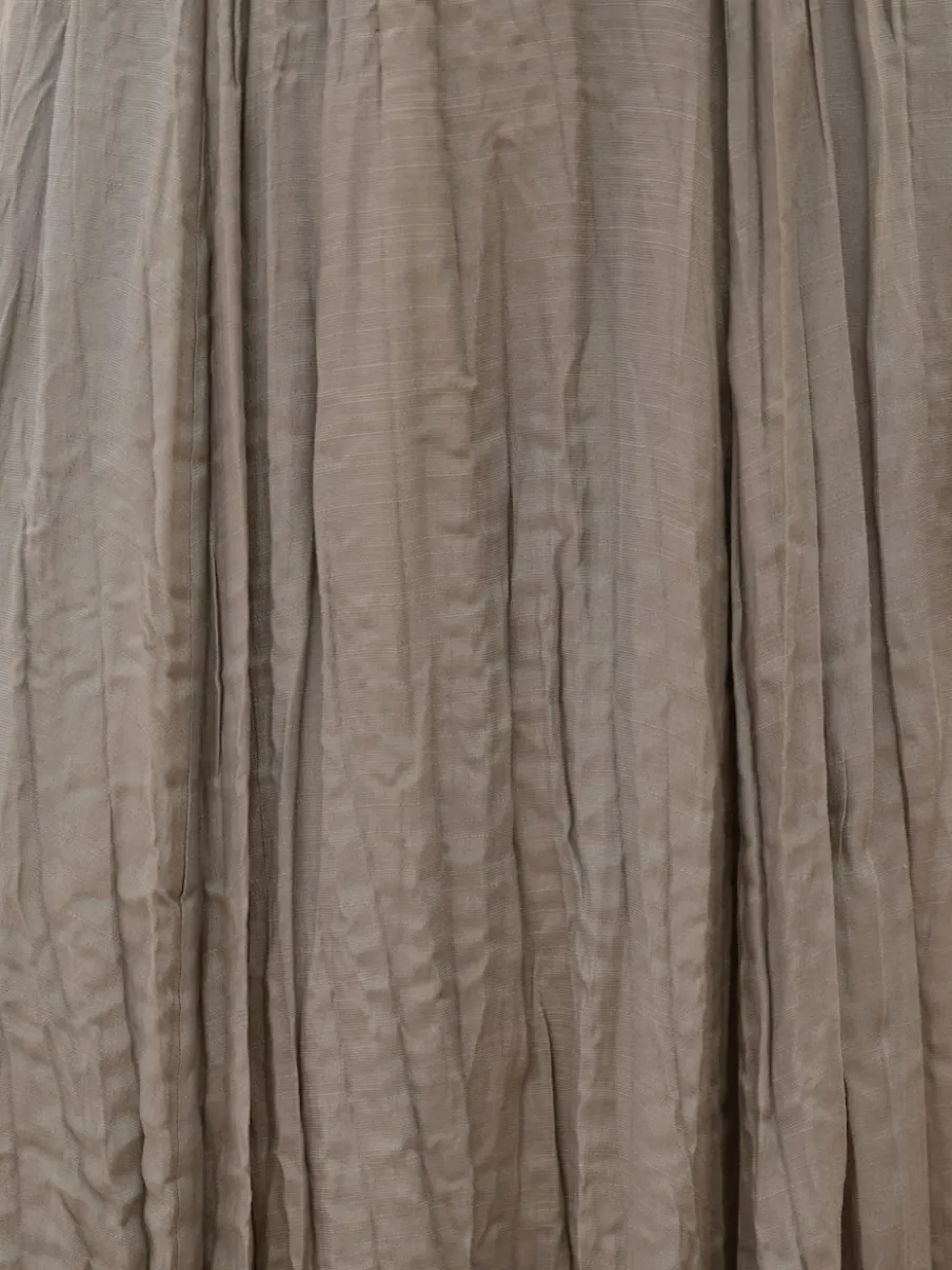 Jupe ample en tissu fluide avec effet froissé élégant