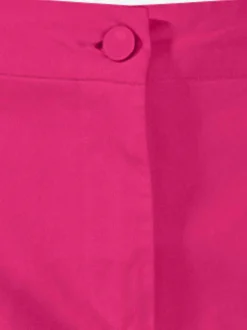 Jupe chino moderne droite en coton délavé stylisée